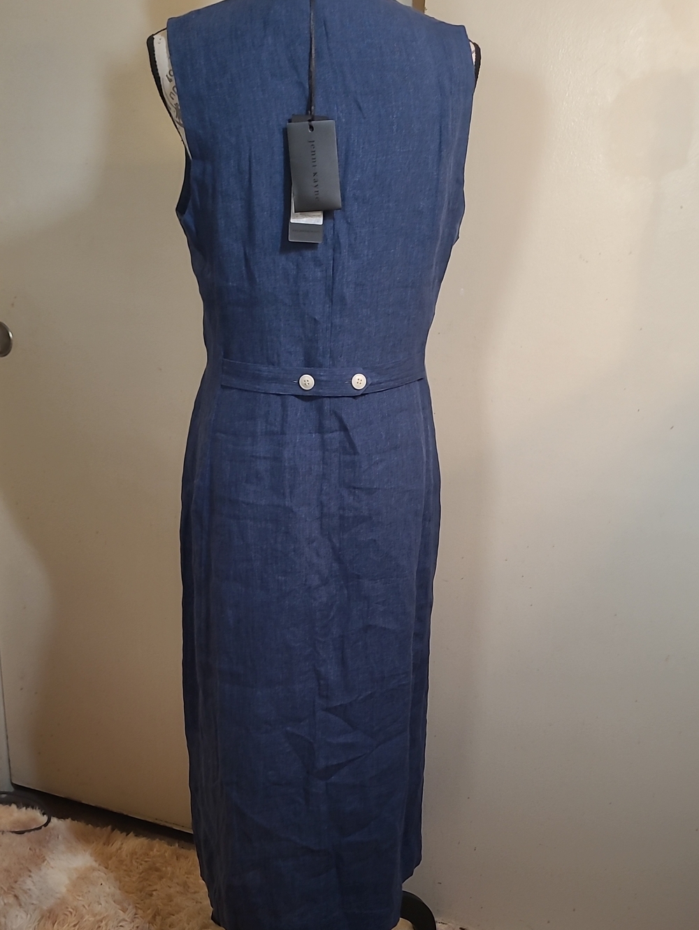 Jenni Kayne☆ Callan Linen Dress In Chambray - Picture 9 of 13